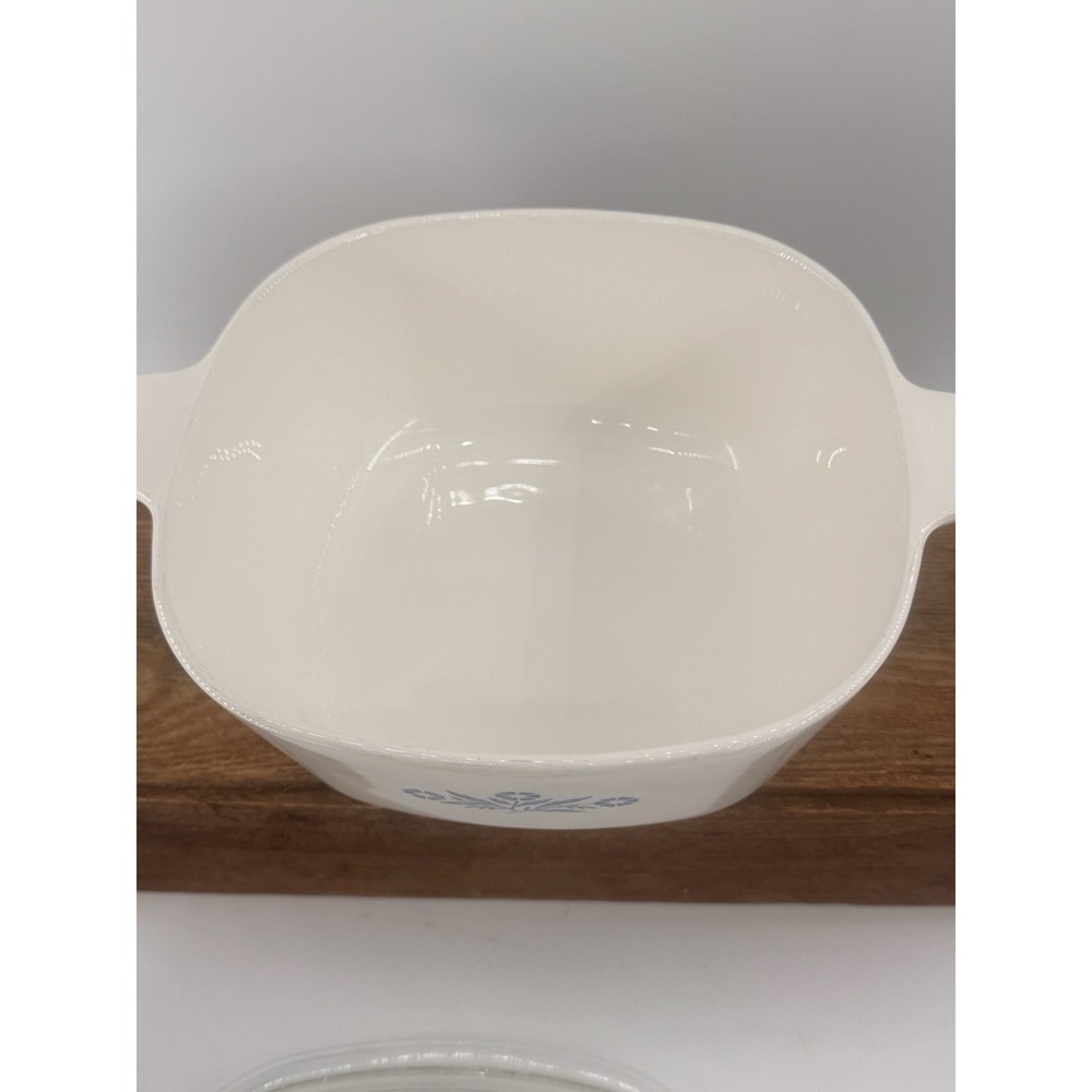 3 VTG Corning Ware Blue Cornflower Casserole Dishes with Lids Bakeware Kitchen - Picture 7 of 16